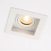 Lyora Projecteur carré encastré Grid Blanc