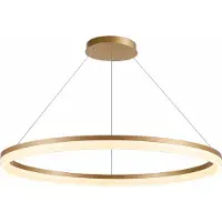Lyora Lampe suspendue élégante Ara Ø 150 cm d’or