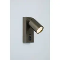 Lyora Lampe de chevet Moon 1 Bronze avec USB