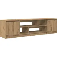 vidaXL Armoire TV Artisan-Chêne 188,5x41x50 cm Bois composite