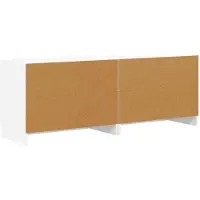 vidaXL Meuble de chevet avec porte, lot de 2, blanc, 66 x 35 x 48 cm, aggloméré