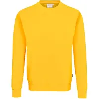 Hakro Homme HAKRO 475 Comfort Fit Sweat-shirt Col rond jaune, Unicolore
