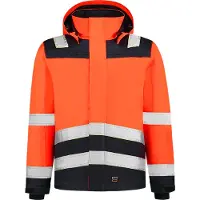 Tricorp Midi Parka High Vis Bicolor blouson de travail unisex jaune fluorescent - Tricorp T51 - Taille 2XL