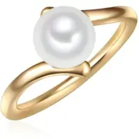 Valero Pearls Bague or / blanc perle