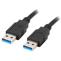 Lanberg USB-A M/M 3.0 Kabel 1,0m schwarz