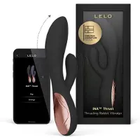 LELO - INA Thrust, gode rabbit à va-et-vient (noir)