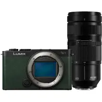 Panasonic LUMIX S9 Body Dark Olive + LUMIX L-mount S 100-500mm f/5-7.1