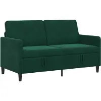 vidaXL Sofa avec rangement Vert foncé 152 x 78 x 87 cm Polyester