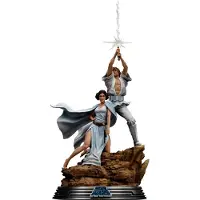 Iron Studios Star Wars Deluxe Leia Art Scale 1/10 Luke And 41 Cm Figure Gris