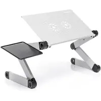 Huismerk Table réglable - - Omnible - Aluminium - Pliable - Multi-positions