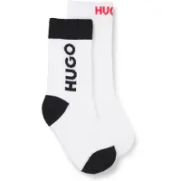 HUGO G01169 Socks 2 Pairs Blanc EU 39 Enfants