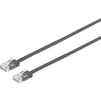 S-Conn Câble patch plat U/UTP cat. 6 slim sw 0,25m