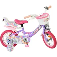 Volare Vélo enfant Unicorn 12 pouces, violet