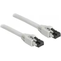 DeLOCK RJ45 Netzwerkkabel Cat.8.1S/FTP 3m bis 40Gbps Grau