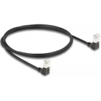 DeLOCK Câble réseau , connecteur RJ-45 (S) coudé vers le bas, vers connecteur RJ-45 (S)