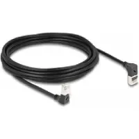 DeLOCK RJ45 Netzwerkkabel Cat.6A S/FTP Slim 90 oben / unten gewinkelt