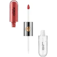 KIKO Milano Illimited Double Touch 108 Liquid Liquid Lipstick avec une finition lumineuse dans une application en deux etapes. Dure jusqu'a 12 he