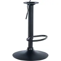 CLP Piètement de rechange pour tabouret de bar, 8 x 8 cm, blanc