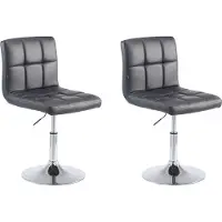 CLP lot de 2 Lounger Palma V2 similicuir