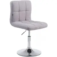 CLP Palma Lounger V2 : chaise longue en tissu, réglable en hauteur et pivotante. Gris