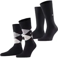 Burlington Chaussettes gris / gris clair / noir