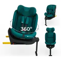 Kinderkraft Siège auto I-360 2 PLUS i-SIZE 40-150cm Vert (Siège pour enfant, Norme ECE R129/i-Size)