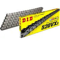 Did Chaîne de transmission D.I.D 520 VX3 noir/noir 120 maillons