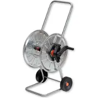 Bradas BradasAG212 Chariot dévidoir ZINCATO, 1/2", pour 60 m de tuyau