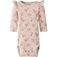 Lil´ Atelier Barboteuse / body 'NBFGavo' olive / prune / mauve / rose ancienne