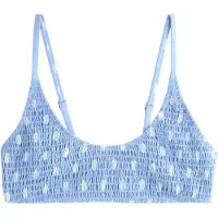 Next Hauts de bikini bleu ciel / blanc