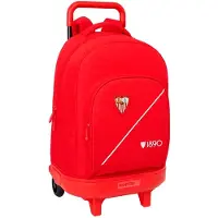 Safta Sevilla Fc 33l Wheeled Backpack Rouge Enfants