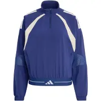 Adidas Veste de sport 'Hyperglam' bleu foncé / blanc / blanc naturel