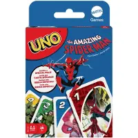 Mattel Jeu de cartes UNO The Amazing Spider-Man Marvel