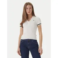 GUESS Jeans W6grz1z3p32 Short Sleeve Polo Blanc S Femme