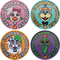 Fanatic Cztery podstawki Five Nights at Freddy's z bohaterami – zestaw 4 szt.