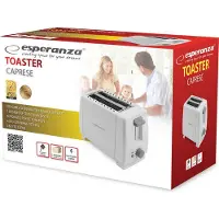 Esperanza EKT001 Caprese 2 tranches 600 W Blanc
