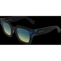 Longchamp Lunettes de Soleil LO771S 50/20/140 Black/marble turquoise Acetate WOMAN LO771S
