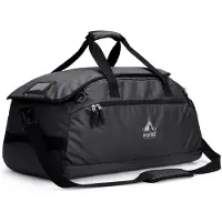 Nikcorp Sac de sport, sac de voyage, sac de sport pour entraînement, idéal pour la salle de sport, 60 litres, couleur noire