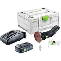 Festool OFKC 500 R3 EB-Basic Toupie d'angle sans fil 18 V 10 mm Brushless + 1 batterie 4,0 Ah + chargeur + Systainer