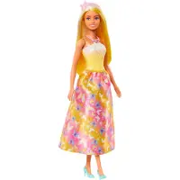 Barbie Poupée Barbie dans une robe HRR07