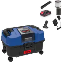 Güde aspirateur industriel à accu, aspirateur eau et poussière, aspirateur NTST 18-201-05, appareil 3 en 1