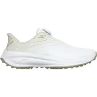 SKECHERS Chaussures de golf à enfiler, imperméables : Flow SI - Twist Fit pour femmes, blanches