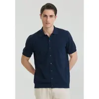 Felix Hardy Vestes en maille bleu marine