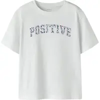 Name it T-Shirt - NkfFahiraz - Bright White/Positif - - 9-10 ans (134-140) - T-Shirt
