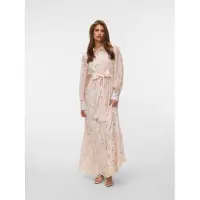 Vero Moda Robe-chemise 'VMTaliha' jaune / lavande / rose / blanc cassé