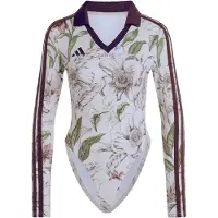 Adidas Body de sport 'x Farm Rio' beige / chocolat / vert