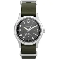 Timex Montre à affichage analogique 'MK1' vert / argent