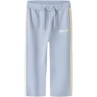 Name It Mini Pantalon bleu pastel / jaune clair / blanc