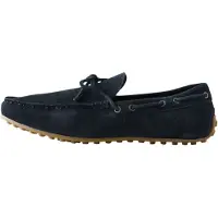Next Mocassin camel / bleu foncé