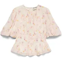 Vero Moda Chemisier 'VMTaliha' lavande / abricot / blanc